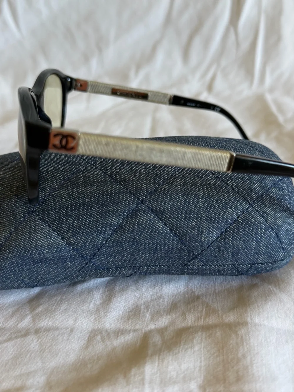 Chanel Eyeglasses frame   Prescription attached with yellowish lens